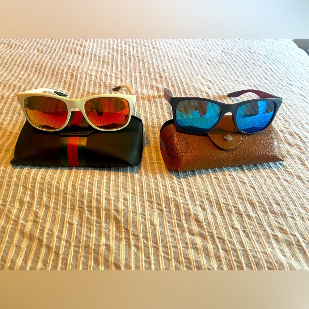 2 Pair - Prada Sunglasses with Cases